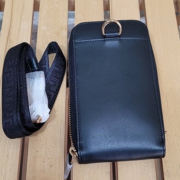 Versace Calfskin La Medusa Zip Around Lanyard Pouch - Picture 12 of 13